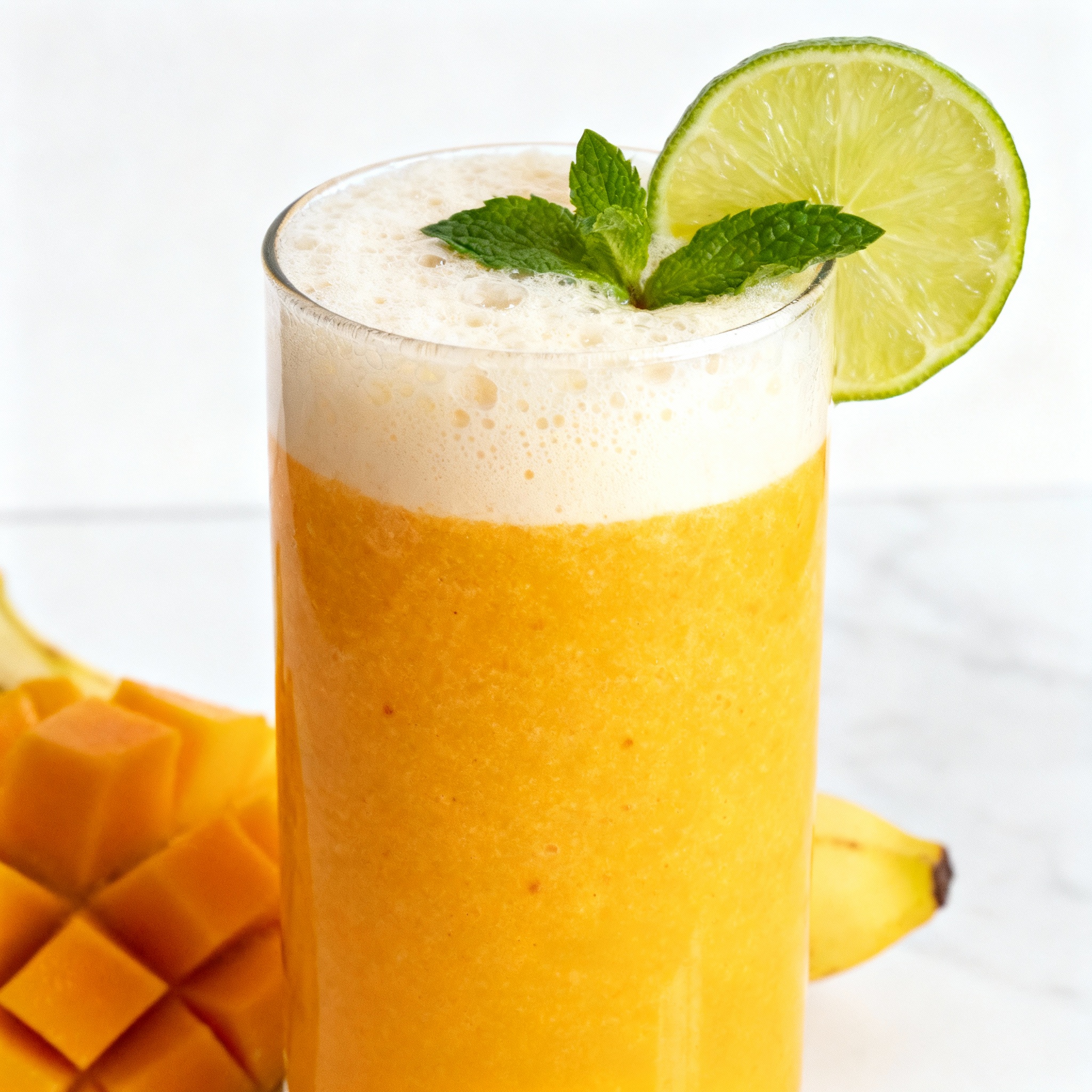 Tropical Banana-Mango Smoothie
