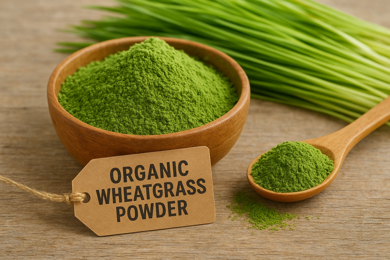 IndiRoot Exims Organic Wheatgrass Powder from India