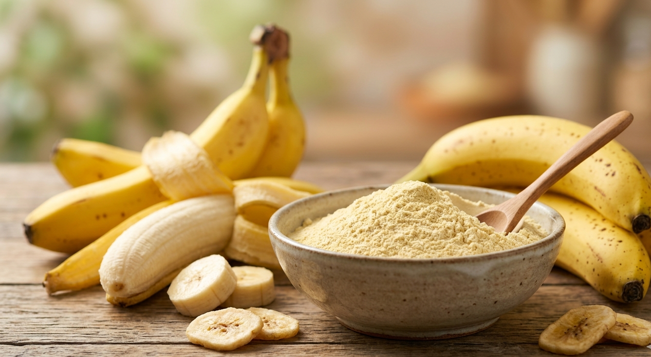 High-quality bulk banana powder for global export